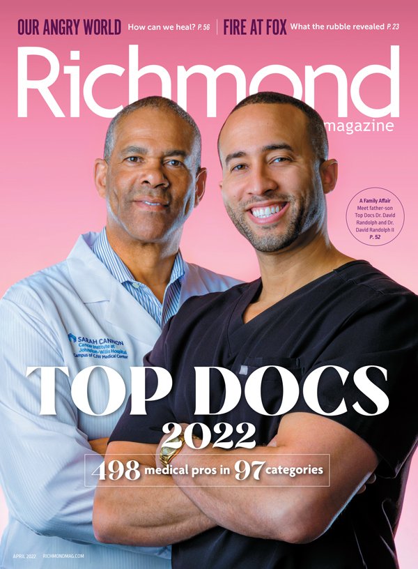 2022 Richmond Magazine Top Docs Cover